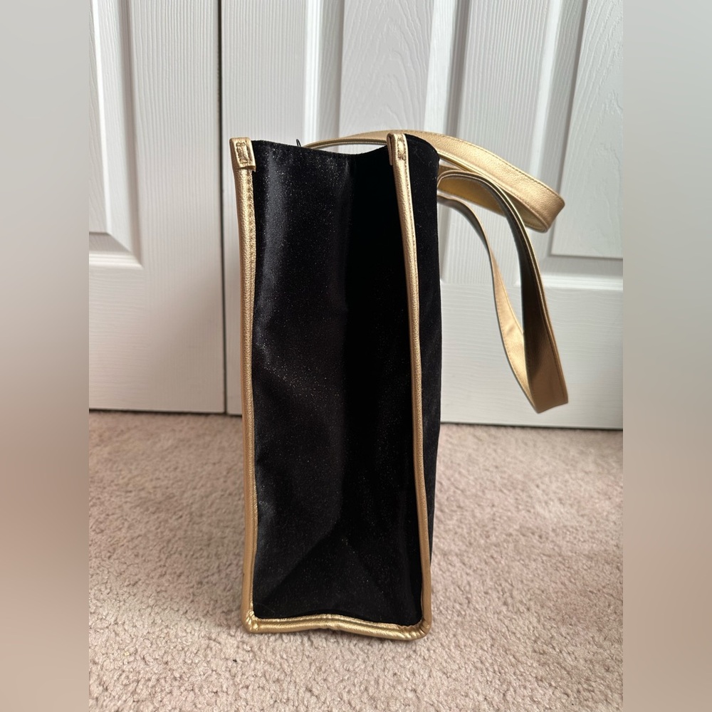 Jimmy Choo Black and Gold Parfums Tote - Picture 2 of 4